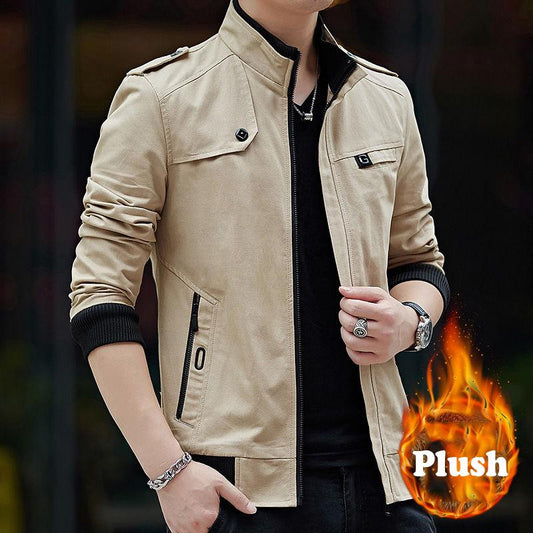 Autumn Bomber Jacket Men Casual Slim Windbreaker Jacket Male Outwear Zipper Coat Brand Clothing