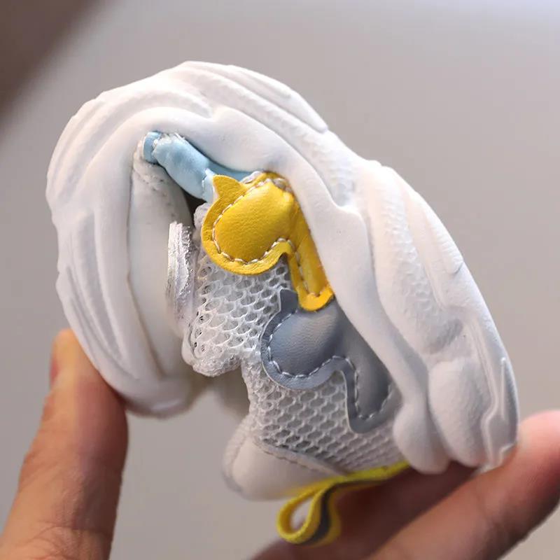Summer Baby Sneakers Female Baby Shoes 0-1-3 Years Old Soft-soled Children's White Shoes Male Children's Sports Net Shoes