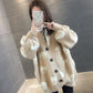 Fashion Women's Sweater Jacket Loose Casual Knitted Women Cardigan Thicken Warm Women's Jacket