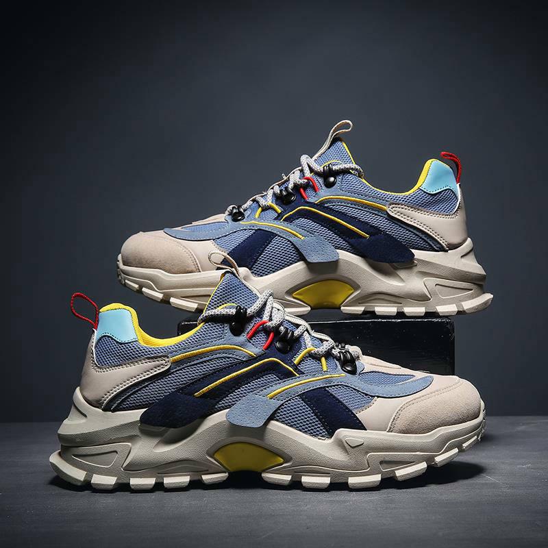 Dorky Dad Shoes Men Casual Shoes Breathable Sneakers for Men Jogging Walking Shoes Daddy Shoes