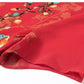 Mom's Summer Chiffon Dress Mid-length Plus Size Printed Over-the-knee Skirt