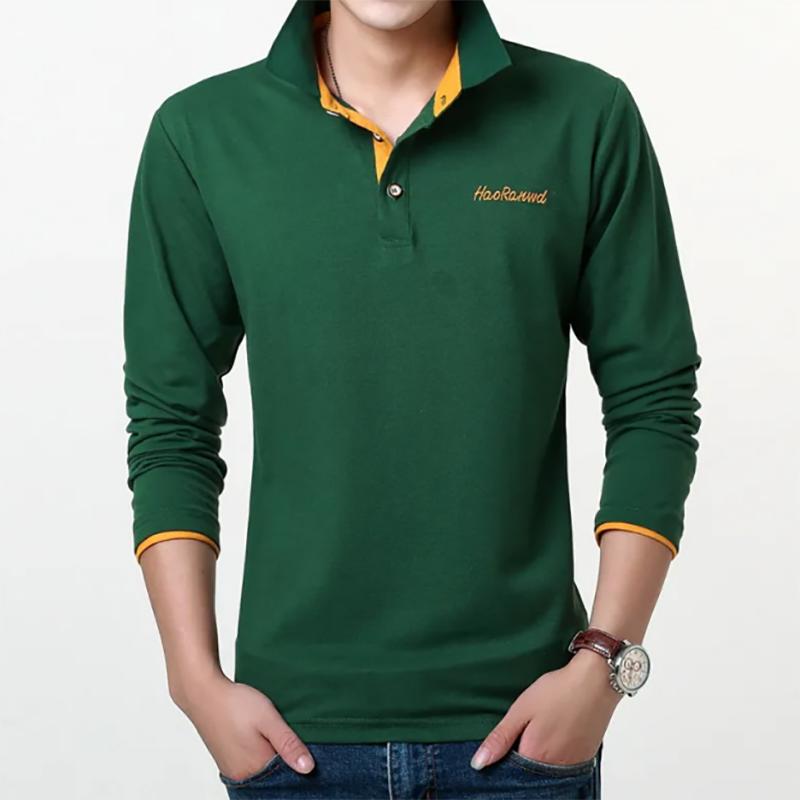Summer Long-sleeved Sweatshirts Men's Lapel Bottoming Shirt Outdoor Warm Overalls Ice Silk Sweater