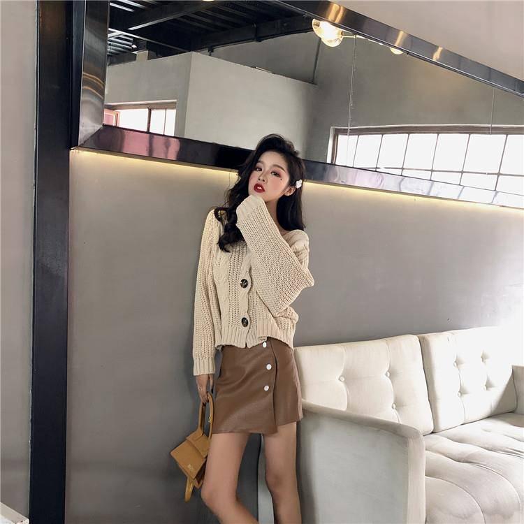 Spring Female Knit Cardigan Sweater Coat Short Female A Little Shawl Knitted Jacket sexy Female