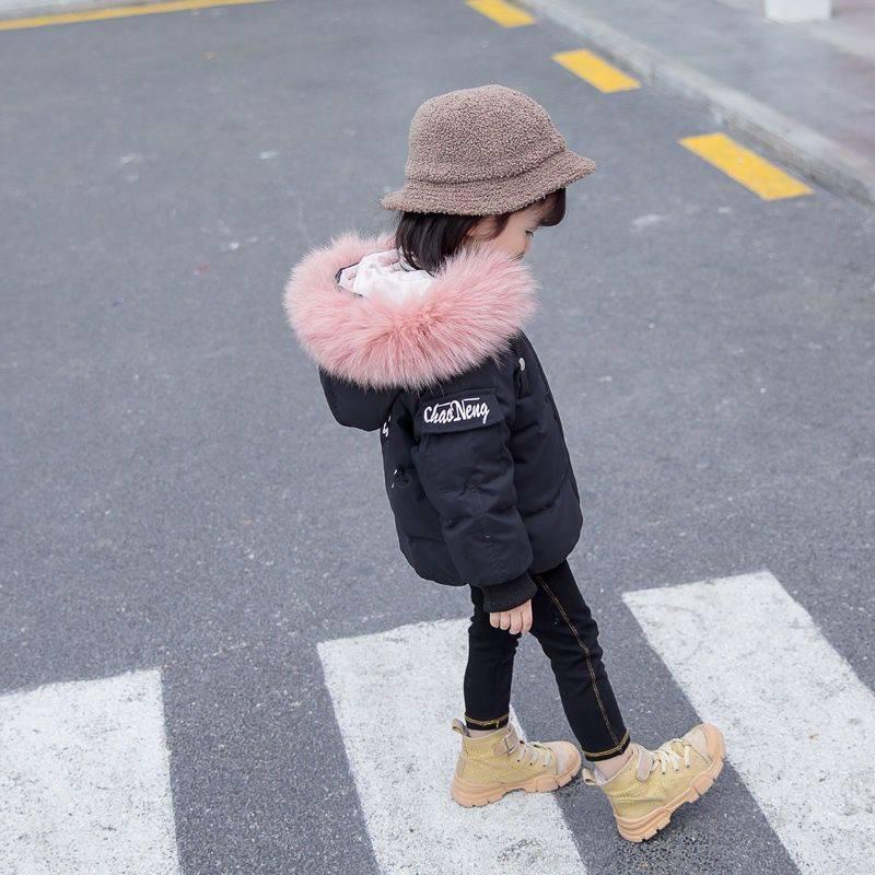 Jacket Winter Girl Parka Warm Coats Jacket Girl Parka Cotton Kids Jacket Parka Boys Winter Coat