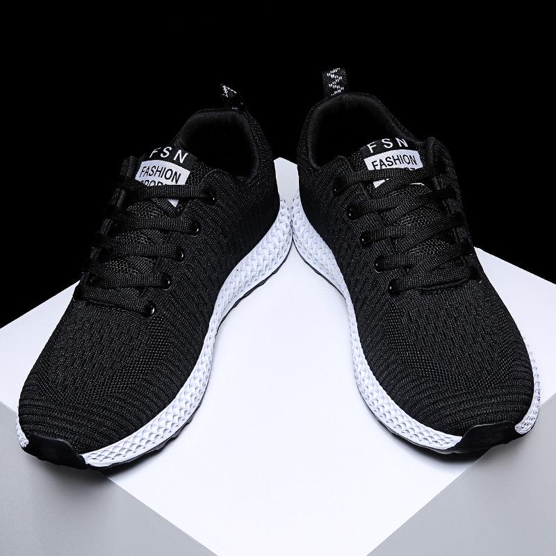 Fly -Woven Breathable Shoes Male Low Top Training Shoes Casual Lightweight Shoes Running Sneakers