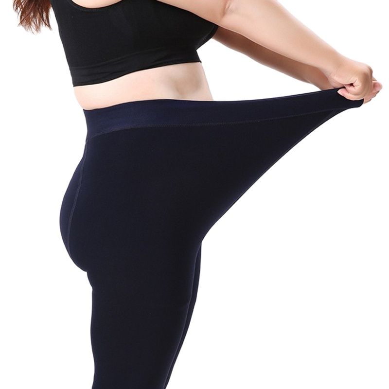 Auroth Winter Women's Leggings Elastic High Waist Plus Velvet Thicken Leggings Warm Pants Plus Size Trousers