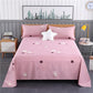 Home Textiles Pure Cotton Bed Sheets Three-piece Suit Single and Double Bed Sheets Fine Grained Coarse Cloth No Fading Exquisite Patterns Simple