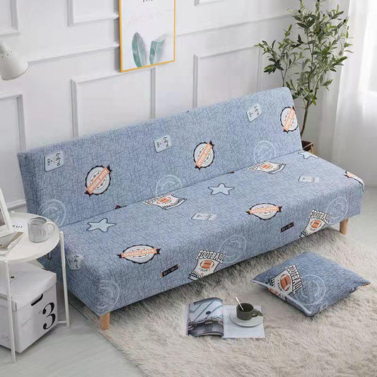 Fabric All-inclusive Universal Universal Full-cover Sofa Bed Cover Simple Folding Armrestless Elastic Sofa Cover