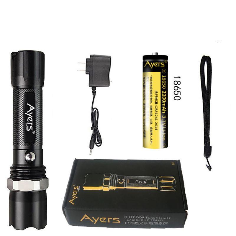 Professional Powerful led Waterproof Scuba Diving Flashlight Light LED Underwater Torch Lamp