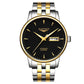 Automatic Watch Men Crystal Decoration Dial Sub-dial Mechanical Watches Strap Watch