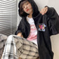 Women's Thin Sweater Loose Casual Long-sleeved Cardigan Hooded Zipper Coat