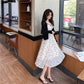 Female Summer Simple Leisure All Kinds of Waist Show Thin Elegant Floral Suspender Lace Dress