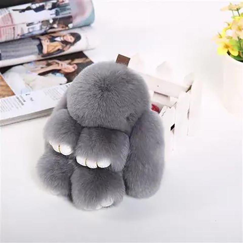 Imitation Rex Rabbit Plush Rabbit Pendant Little Rabbit Bag Pendant Cute Rabbit Pendant Plush Toy Pretend Dead Rabbit Pendant