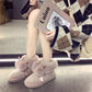 Cute Short Tube Snow Boots Women Winter Short Boots Wild Plus Velvet Cotton Shoes Winter Shoes Casual Shoes