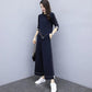 2021 Wide-leg Pants Suit Women's Fashion Spring and Autumn Light Mature Temperament Two-piece Women's Clothing
