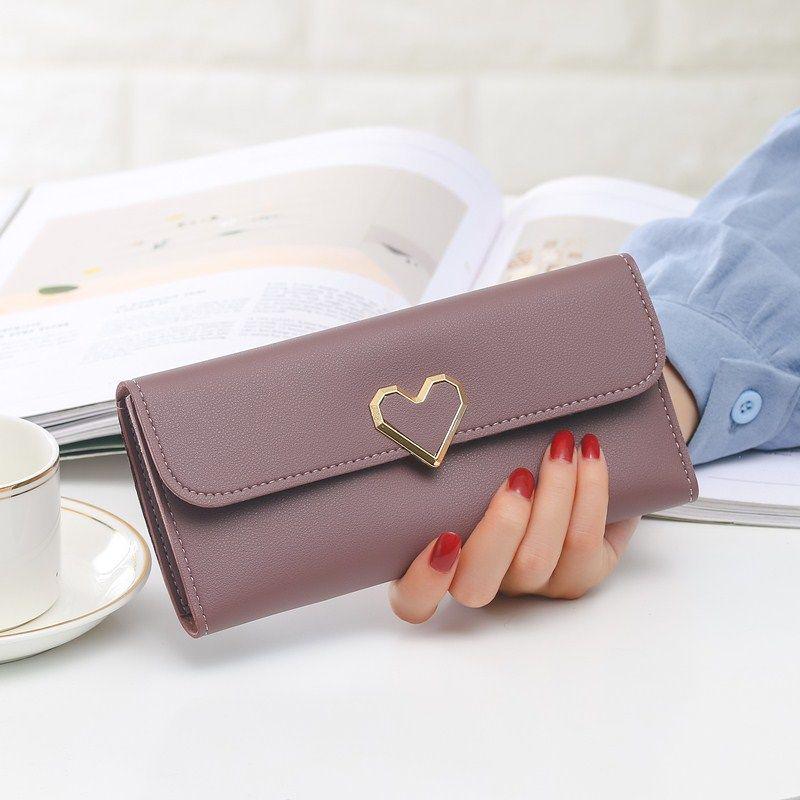 Wallet Girls Student Korean Edition Fashion Cute Tip-up Change Wallet Ladies Wallet Girls
