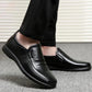 Men's Leather Shoes Middle-aged Men's Shoes Spring and Autumn Leather Business Casual Breathable Soft Sole Middle-aged Dad Shoes