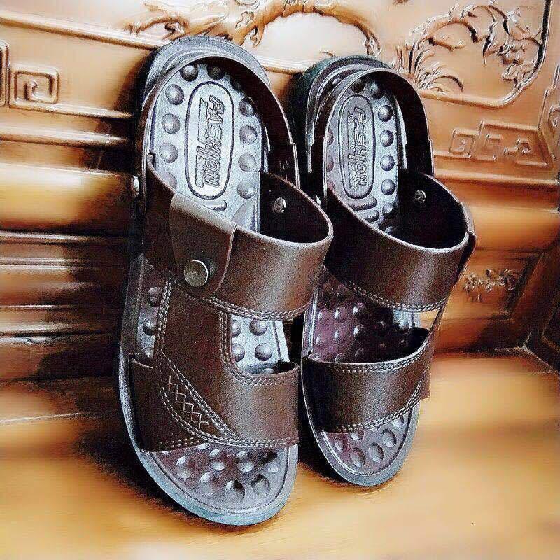 Summer Leisure and Comfortable Sandals Dual-purpose Men's Sandals and Slippers Massage Sandals