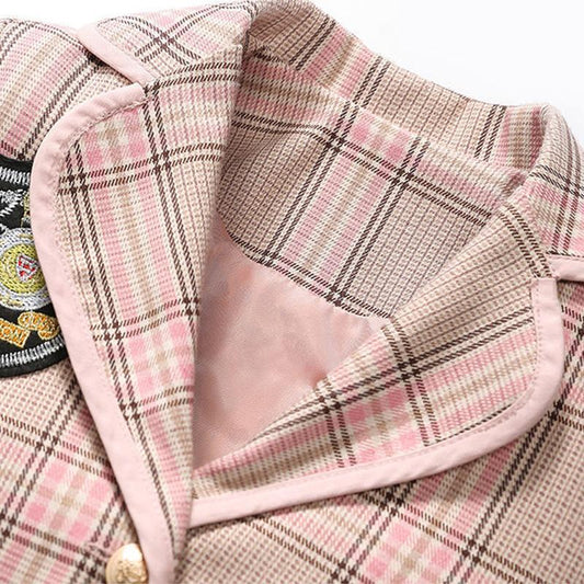 Three-piece Skirt Girl Spring Suit Jacket Children's Spring College Wind Uniform