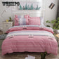 Bedclothes Simple Fashion Geometric Stripes Bed Sheet Duvet Cover Sets 4pcs Bedding Set