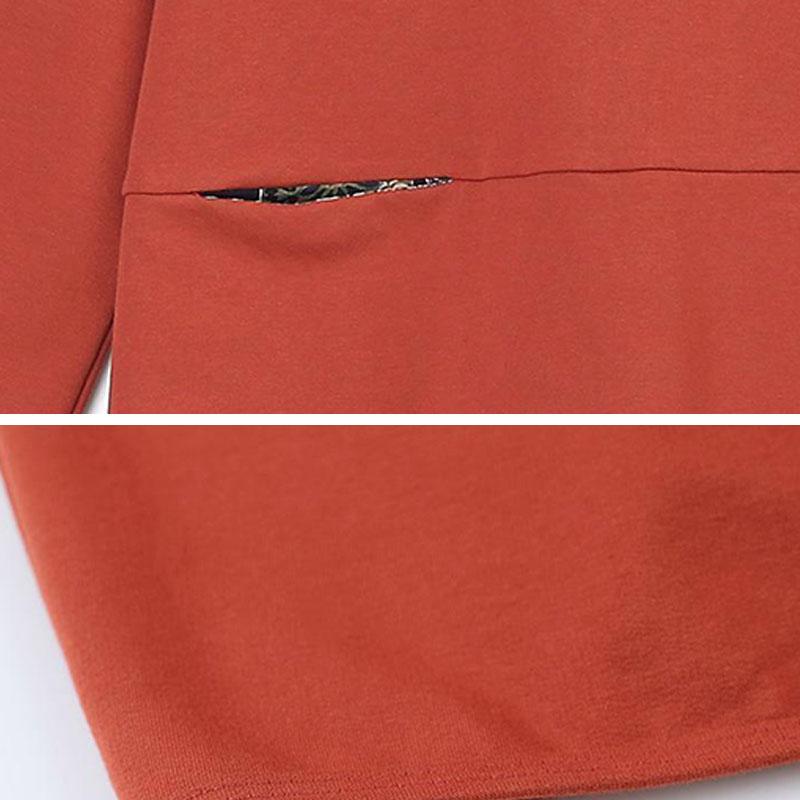 Women Clothes Spring Autumn Casual Ladies Clothing Patch Long Sleeve T-Shirts Ladies Fashion Tops Pullovers