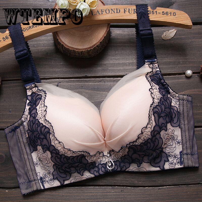 Seamless Bra Women Seamless Solid Wireless Push-up Padded Bra Underwear