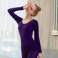 Women's Modal Elastic Seamless Body Pajamas Set Fitting Warm Thin Tight Pyjamas Solid Round Neck Long Sleeves Sleeping Suit Nightgowns Set
