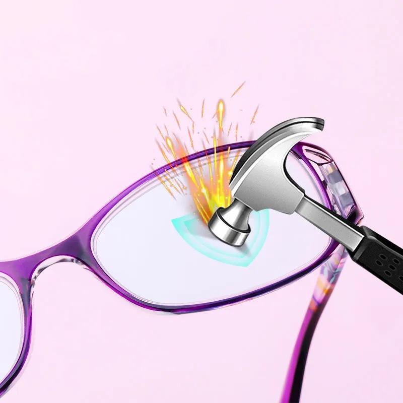 Women's Reading Glasses Middle-aged and Elderly High-definition Portable Reading Glasses Anti-blue Light Anti-fatigue Elderly Ultra-light