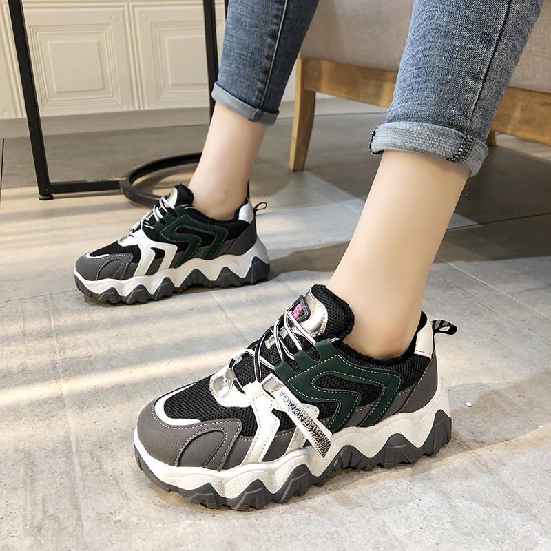 Women Shoes Chunky Sneakers for Women Vulcanize Shoes Casual Fashion Dad Shoes Platform Sneakers