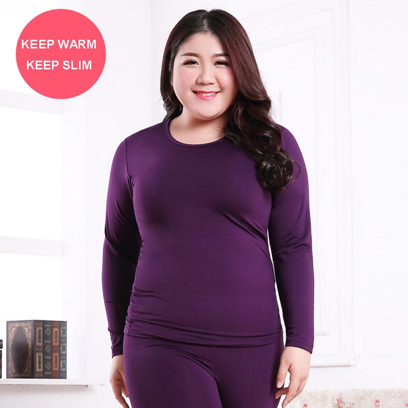 Add Fertilizer To Increase Thermal Underwear Ladies Pajamas Plus Velvet Thick Fat Plus Size Autumn Clothes Long Pants
