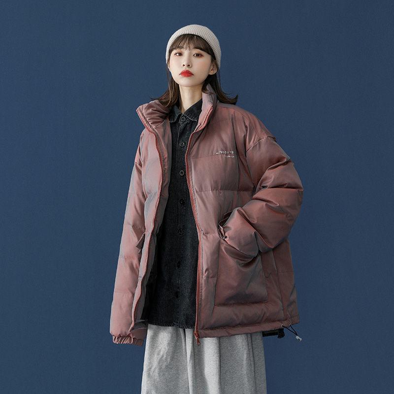 Women's Down Padded Jacket Short Tooling Small Padded Coat Loose Padded Jacket Student Jacket