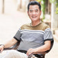 Summer Short-sleeved T-shirt Middle-aged Men's Round Neck Shirt Bottoming Shirt Middle-aged and Elderly Clothes Men's Clothing