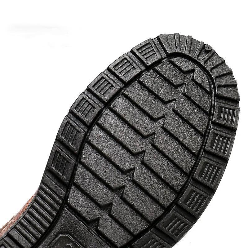 Winter Plus Velvet Warm Cotton Shoes Women's PU Waterproof Non-slip Mother Shoes Comfortable and Lightweight Flat Low-heel Snow Shoes