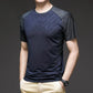 Ice Silk Men's Short-sleeved T-shirt Summer Business Travel Super Cool Clothes Office Quick-drying Ultra-light Youth T-shirt