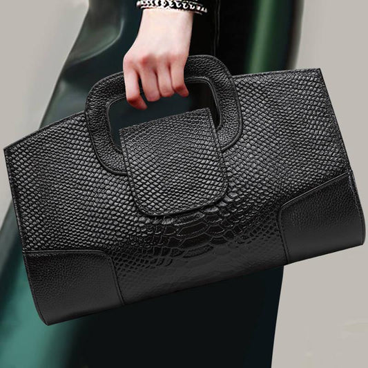 Genuine Leather Handbags Women's Fashion All-match Messenger Shoulder Bags Handbags Large Capacity