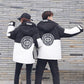Tooling Couple Down Jacket Women Mid-length Korean Ins Loose Thick Winter Jacket