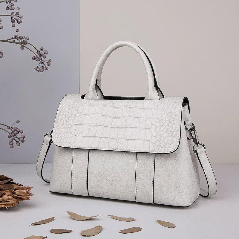 Leather Temperament Handbag Messenger Fashion Ladies Bag Shoulder Leather Shopping Bag
