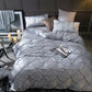 4pcs 100% Cotton Solid Color Pillow Cover  Soft Couple Pillowcase Duvet Cover