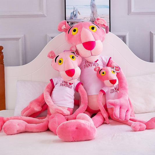 Cartoon Pink Panther Children Plush Doll Plush Toy Pillow Valentine's Day Birthday Gift Mini Animal