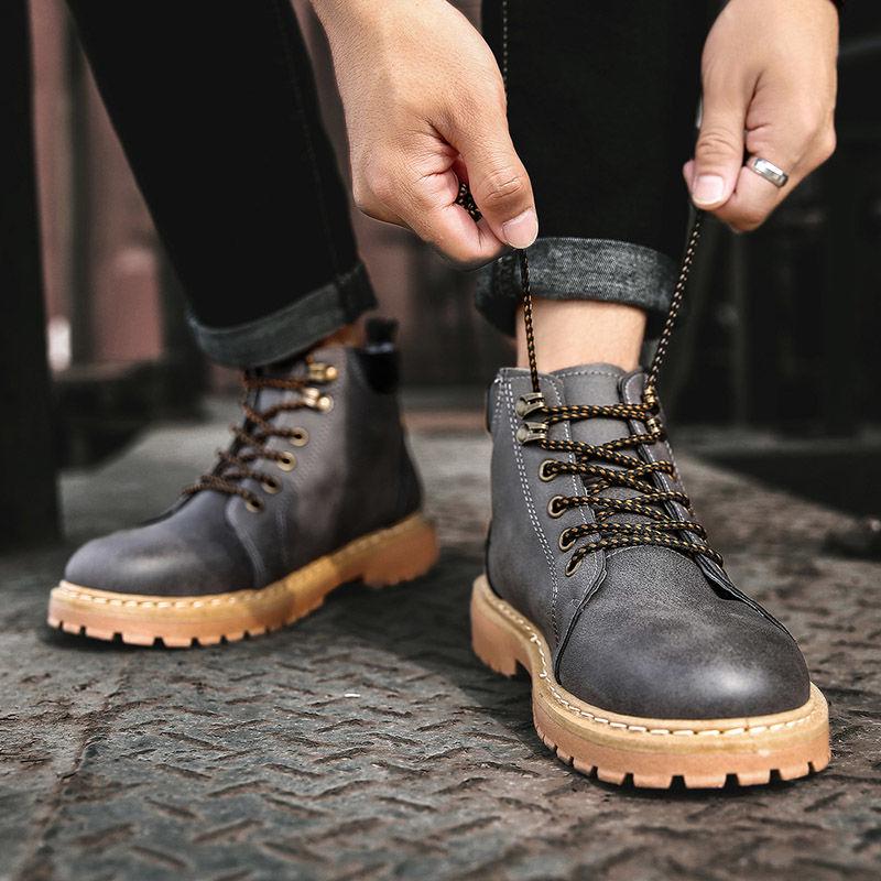 Martin Boots Men's British Style High Top Shoes Men's Work Shoes Snow Boots Desert Boots Men's Shoes