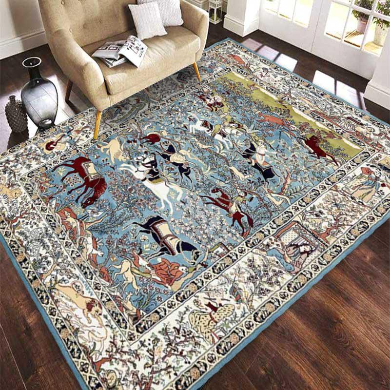 Persian Carpet Livingroom Carpet Bedroom Sofa Coffee Table Rug Luxury European Floor Mat Study Room