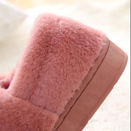 Cotton Shoes Thickened Indoor Warmth Plush Autumn and Winter Home Couple Non-slip Soft-soled Shoes