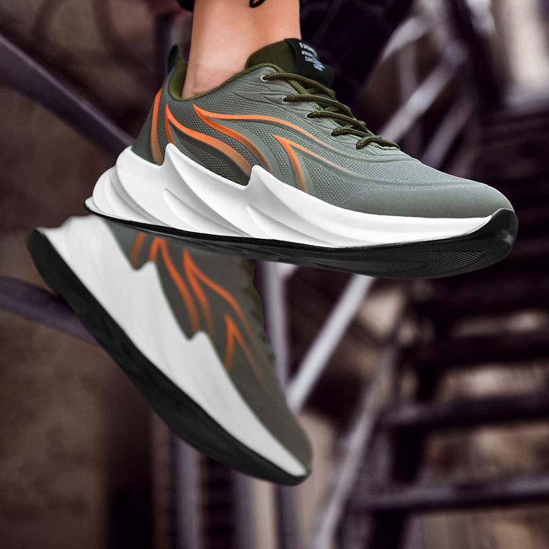 Men'shoes Breathable Sneakers Full Palm Air Cushion Basketball Shoes Non-slip Wear-resistant Running Shoes