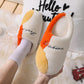 Fall/winter Men's and Women's Cotton Slippers Indoor Non-slip Warm Anti-fouling Flat Shoes A Must for Leisure Home