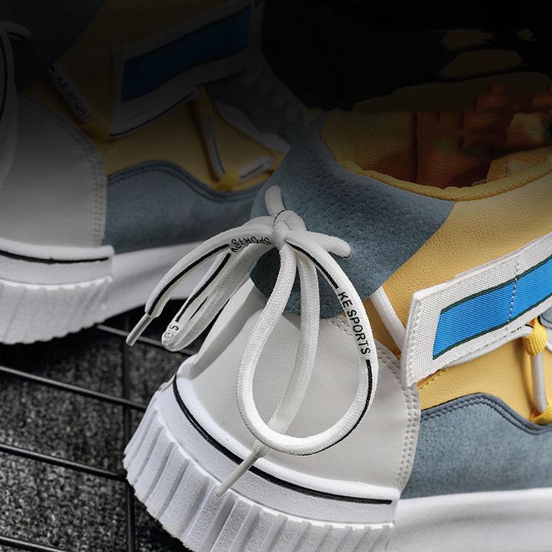 Autumn Men's Korean Style High-top Shoes Trendy Canvas Sneakers All-match Casual Shoes for Students