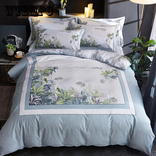 Cotton Satin Bedding Set Comforter Bedding Set Duvet Cover Bed Sheet Pillow Quilt Cover