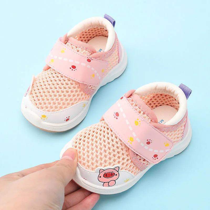 Spring Children Shoes for Girls Sport Shoes Fashion Breathable Baby Shoes Soft Bottom Non-slip Casual Kids Girl Sneakers