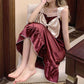 Female Summer Vintage Super Fairy Big Bow Nightdress Elegant Slim Sleeveless Sweet Sleeping Dress