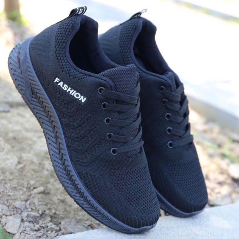 Plus Size 39-44 Summer Men Sneakers Mesh Breathable Basketball Running Shoes Non-slip Wear-resistant Comfortable Skate Shoes