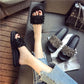 Sandals rhinestone sponge cake thick bottom ins sandals and slippers female summer wear fashion wild